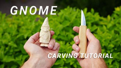 gnome wood free|How to Carve a Simple Gnome .